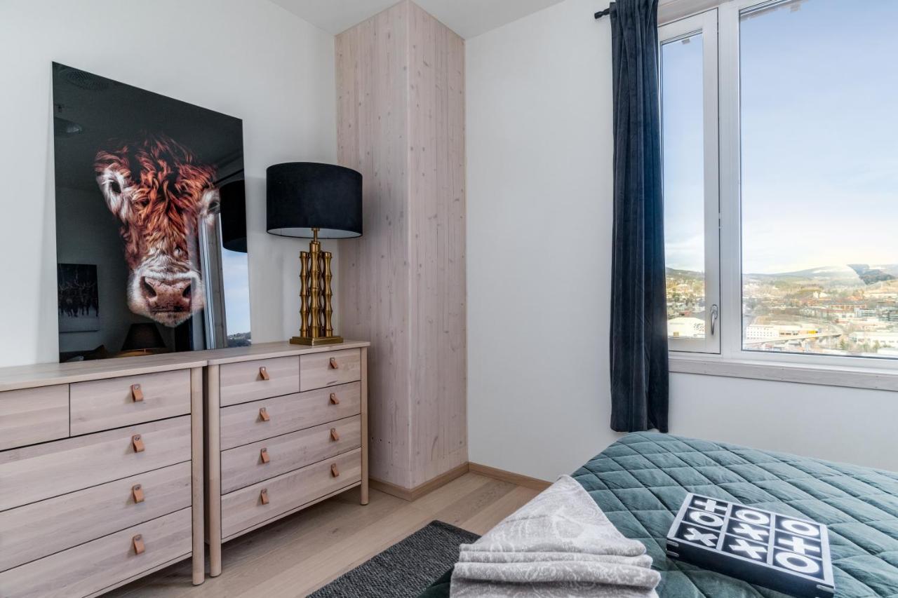 Mjos Tower Apartment - Lovely City View Ringsaker Экстерьер фото
