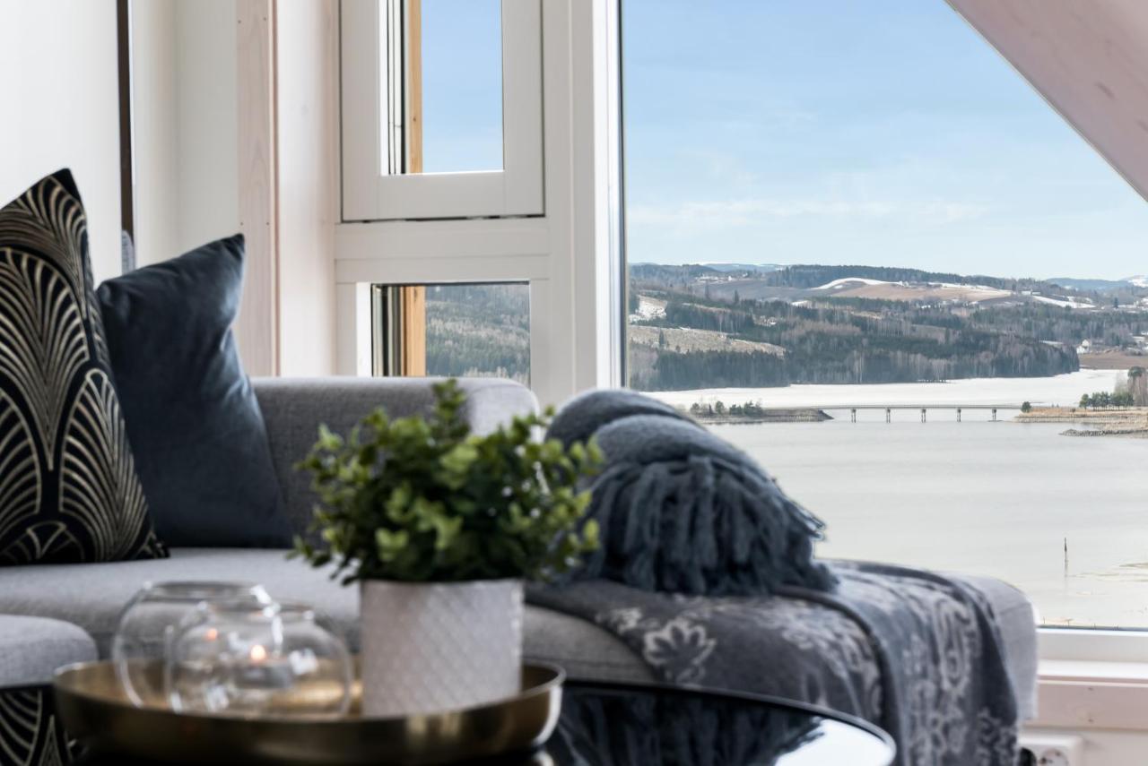 Mjos Tower Apartment - Lovely City View Ringsaker Экстерьер фото